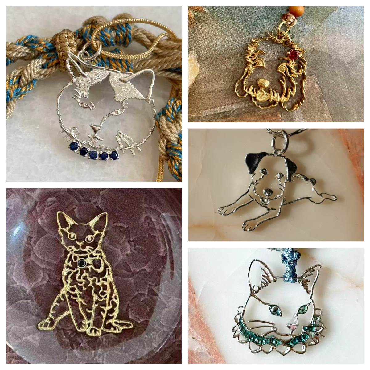 Sterling silver jewelry care guide — polished and plated pieces displayed on a soft surface