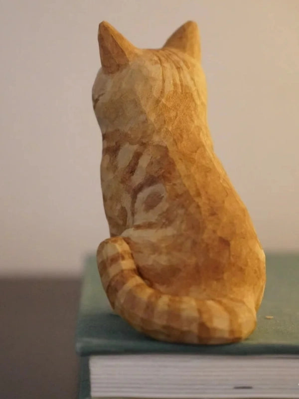 Custom Pet Wood Carving | Handcrafted Linden Wood Sculpture - | POMTIQUE custom handcrafted jewelry