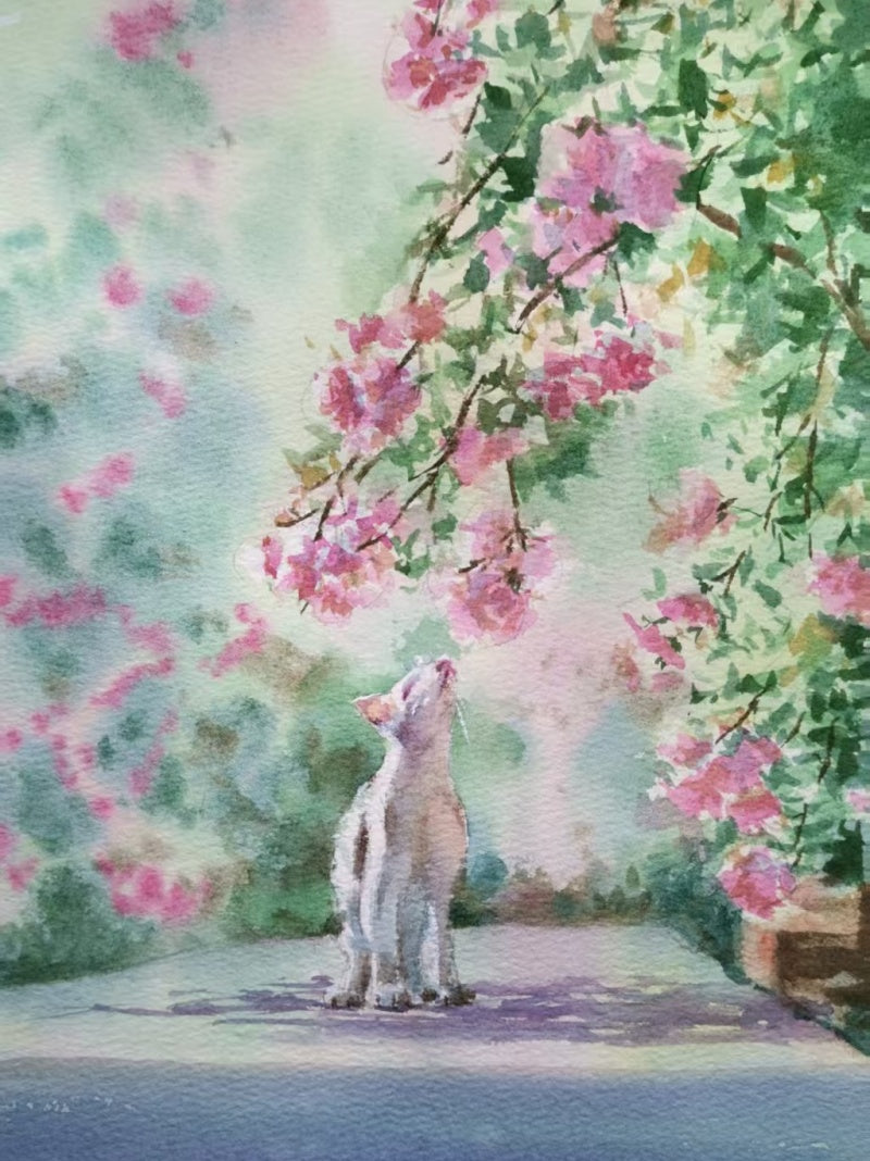 05 WATERCOLOR COLLECTION - PORTRAIT - Custom Watercolor Art | POMTIQUE custom handcrafted jewelry